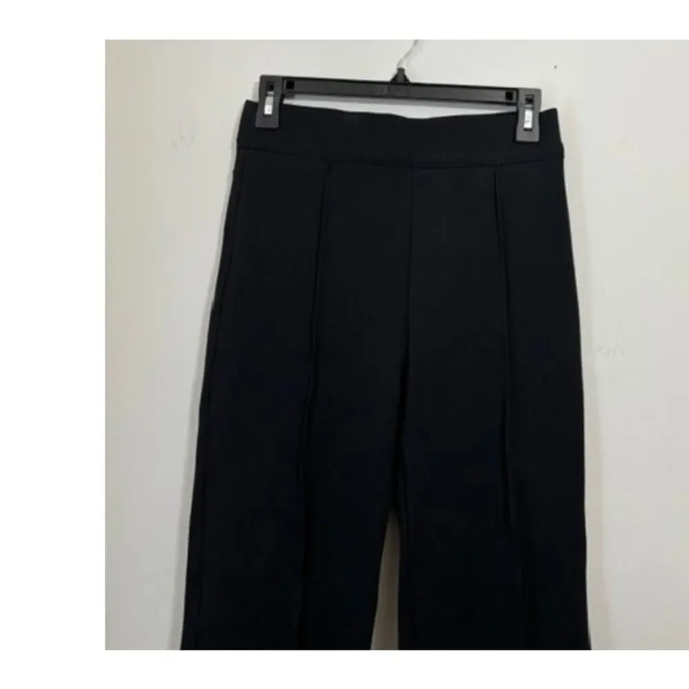 Spanx Pants Perfect Pant Flare High Rise Seam Front Office Career Small Black